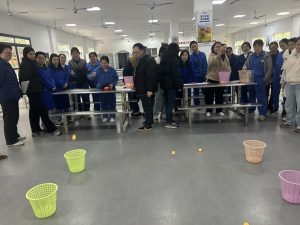 巾幗風(fēng)采，樂享運(yùn)動——江西制藥工會舉辦慶“三八”乒乓球定點投擲比賽
